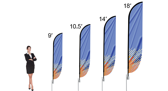 Image of item Feather Convex Flag